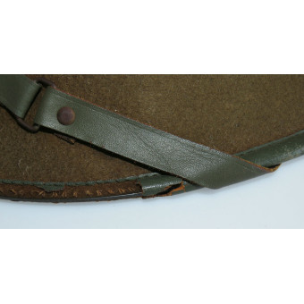 German tropical felt helmet with zinc emblems, 1942. Espenlaub militaria
