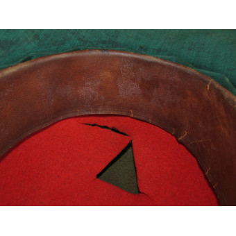 German tropical felt helmet with zinc emblems, 1942. Espenlaub militaria