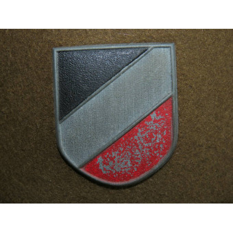 German tropical felt helmet with zinc emblems, 1942. Espenlaub militaria