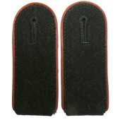 Погоны охраны концлагерей рейха обр. 1942, шоколадно-коричневая выпушка