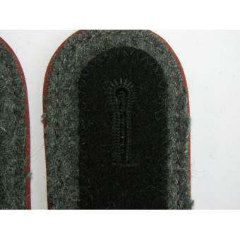 Погоны охраны концлагерей рейха обр. 1942, шоколадно-коричневая выпушка. Espenlaub militaria