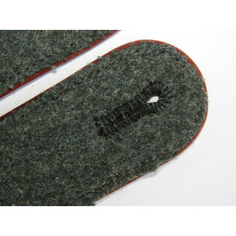 Погоны охраны концлагерей рейха обр. 1942, шоколадно-коричневая выпушка. Espenlaub militaria