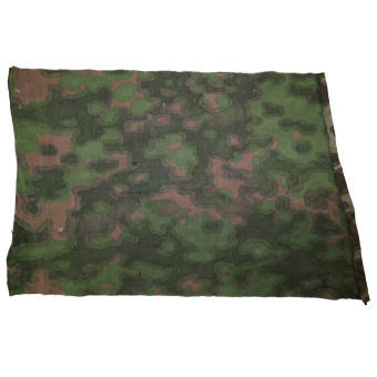 Waffen-SS camouflage cloth fragment, Rauchtarn pattern. Espenlaub militaria