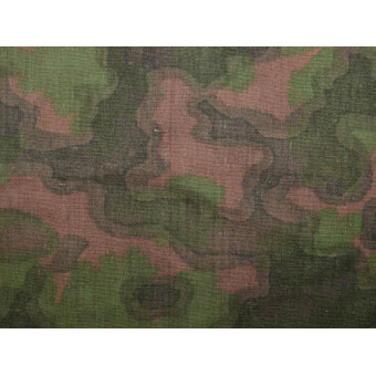 Waffen-SS camouflage cloth fragment, Rauchtarn pattern. Espenlaub militaria