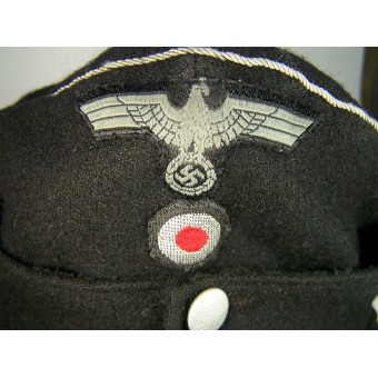 M 43 Panzertruppe officers hat in huge size - 61, personalized to Eckardt.. Espenlaub militaria