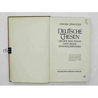 Deutsche Thesen Gegen Den Papst und Seine Dunkelmänner. Espenlaub militaria