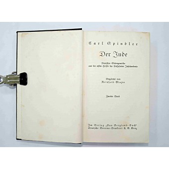 Karl Spindler. Der Jude, 1930 Vol 2. Espenlaub militaria