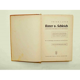 Ritter von Schleich - Jagdflieger im Weltkrieg und im Dritten Reich (en anglais). Espenlaub militaria