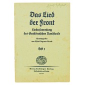 Front song-collection of songs of the Great German radio broadcasting. 3rd edition