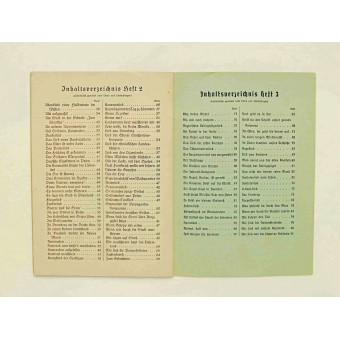 Frente canción-colección de canciones de la radiodifusión Gran alemán. 3ª edición. Espenlaub militaria
