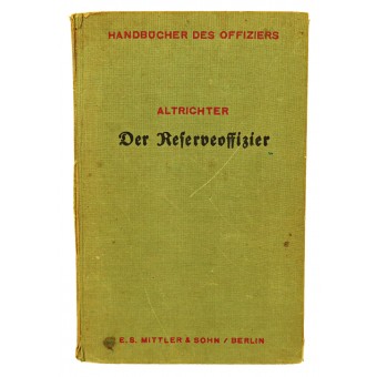 Библиотека немецкого офицера: Офицер- резервист. Espenlaub militaria