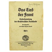 Das Lied der Front - Liedersamling des Großdeutschen Rundfunks, Heft 1