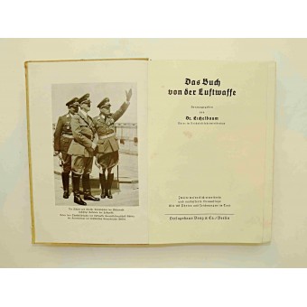 Libro de propaganda sobre las actividades de la Fuerza Aérea del Tercer Reich -Luftwaffe. Espenlaub militaria