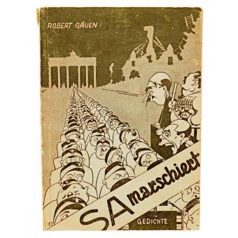 SA Marschiert, Interessante Anti-Nazi-Propaganda von 1945 wurde in Österreich herausgegeben. Espenlaub militaria