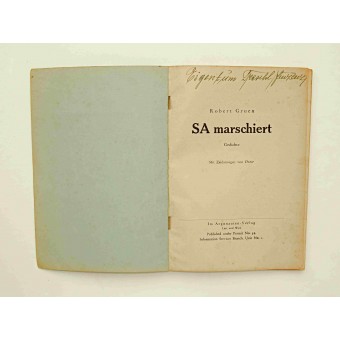 SA Marschiert, une propagande anti-nazi intéressante de 1945 a été publiée en Autriche. Espenlaub militaria