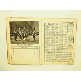 Calendario de soldados 1934. Espenlaub militaria