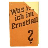 Wat moet ik doen in een noodgeval - een educatief pamflet voor het Duitse volk