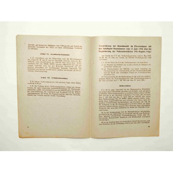 Österrikisk lag från 1945 om förbud mot NSDAP. Espenlaub militaria