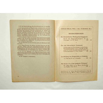 Itävallan laki vuodelta 1945 NSDAP: n kiellosta. Espenlaub militaria