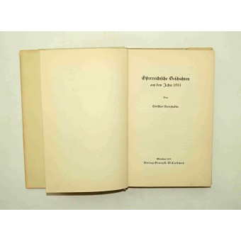 Австрийские рассказы 1933 года- книга в духе пропаганды Рейха. Espenlaub militaria
