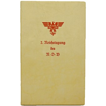 2. Reichstagung des Reichsbundes der Deutschen Beamten- RDB. Espenlaub militaria