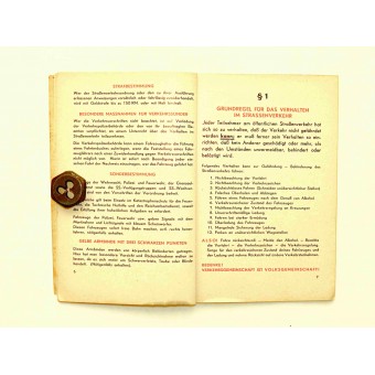 Een leerboek voor de rij-test in 3rd Reich. Espenlaub militaria