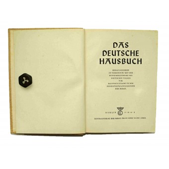 Das Deutsche Hausbuch. libro Terzo Reich per ciascuno di famiglia tedesca. Espenlaub militaria
