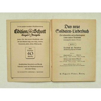 Das neue soltaten-linederbuch. Die BekanNtesten und Meistgenunden Lieder Unserer Wehrmacht, Banda I. Espenlaub militaria