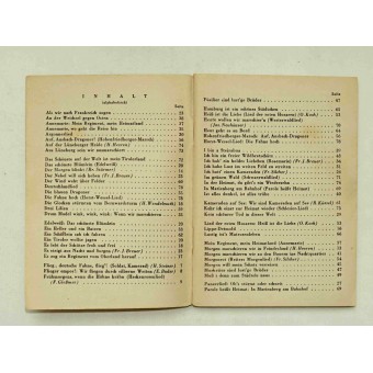 Das neue Soldaten-Liederbuch. Die bekanntesten und meistgesungenen Lieder unserer Wehrmacht, Band I. Espenlaub militaria