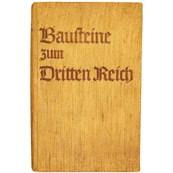 Propaganda libro del 3 Reich- Bausteine ​​zum dritten Reich. Espenlaub militaria