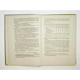 Arithmetic book for army sergeant schools. Espenlaub militaria