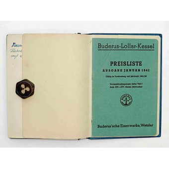 Buderus - Lollar - Jahrbuch 1941 /42 -luettelo. Espenlaub militaria