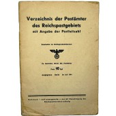 Directory of post offices in the Reichspost area