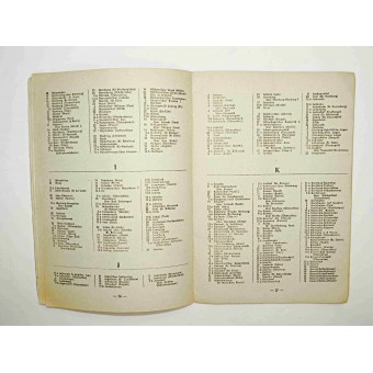 Directory of post offices in the Reichspost area. Espenlaub militaria