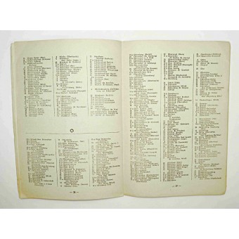 Directory of post offices in the Reichspost area. Espenlaub militaria