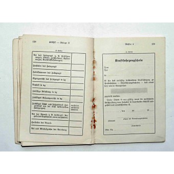 Kolmannen valtakunnan ajo -säännöt vuonna 1937. Espenlaub militaria