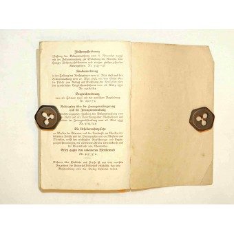 La legge di Hitler dal 30 gennaio 1935. Espenlaub militaria