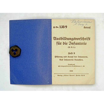 Manual de servicio de infantería para combate y comando wehrmacht.. Espenlaub militaria