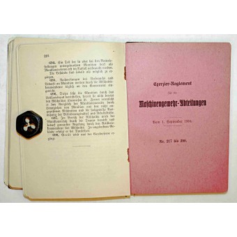 Manuale per la fanteria dellesercito tedesco Kaiser 1910. Espenlaub militaria