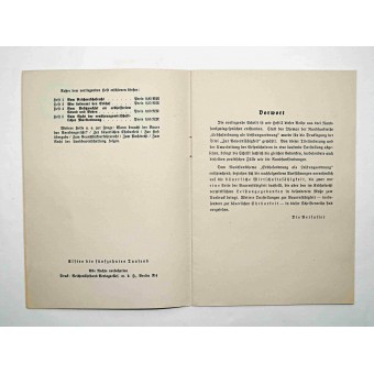 El granjero y su ley, la serie de publicaciones de la Reichsnährstand - Número 3. Espenlaub militaria