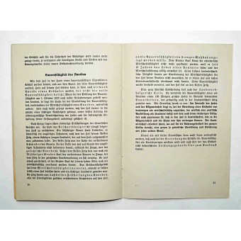 Lagriculteur et sa loi, série de publications de la Reichsnährstand - numéro 3. Espenlaub militaria