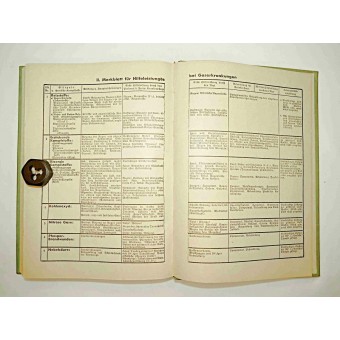 3er Reich DRK Oficial libro de texto sobre los primeros auxilios. Espenlaub militaria