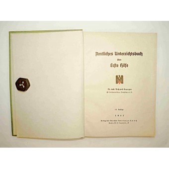 Terzo Reich DRK ufficiale manuale di primo soccorso. Espenlaub militaria