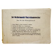 50 piezas de pases de marcha de la Wehrmacht