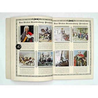 Bilder Deutscher Geschichte. German history, book with cigarette cards. Espenlaub militaria