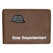 Álbum de fotos vacío de la Wehrmacht o W-SS-Meine Kriegserinnerungen