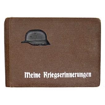 Tyhjä Wehrmacht tai W-SS-valokuva-albumi-Meine Kriegserinnerungen. Espenlaub militaria