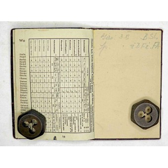Карманный календарь немецкого солдата . 1942. Espenlaub militaria