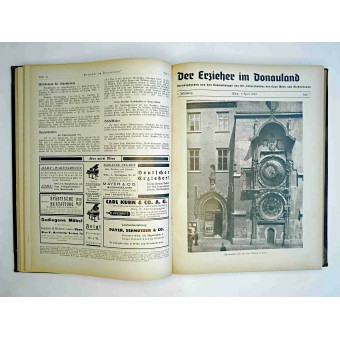 Der Erzieher im Donauland, Inhalingsverzegeichnis des Jahrgangen 1939 (Heft 1-17). Espenlaub militaria