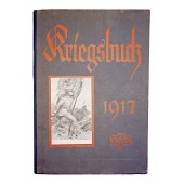 Kriegsbuch 1917. L'histoire de la guerre mondiale, de l'occupation de l'Empire romain jusqu'à l'arrêt de la guerre en Allemagne.